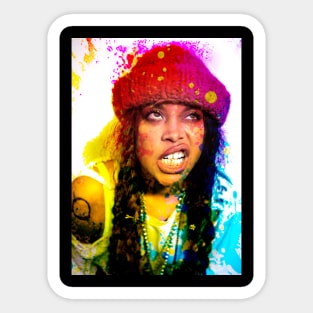 Erykah Badu RNB Watercolor Sticker